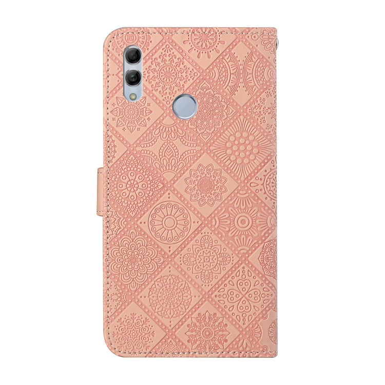 For Huawei P smart 2019 / Honor 10 Lite Ethnic Style Embossed Pattern Horizontal Flip Leather Case with Holder & Card Slots & Wallet & Lanyard