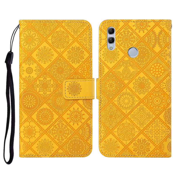 For Huawei P smart 2019 / Honor 10 Lite Ethnic Style Embossed Pattern Horizontal Flip Leather Case with Holder & Card Slots & Wallet & Lanyard