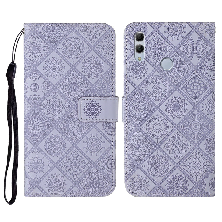 For Huawei P smart 2019 / Honor 10 Lite Ethnic Style Embossed Pattern Horizontal Flip Leather Case with Holder & Card Slots & Wallet & Lanyard