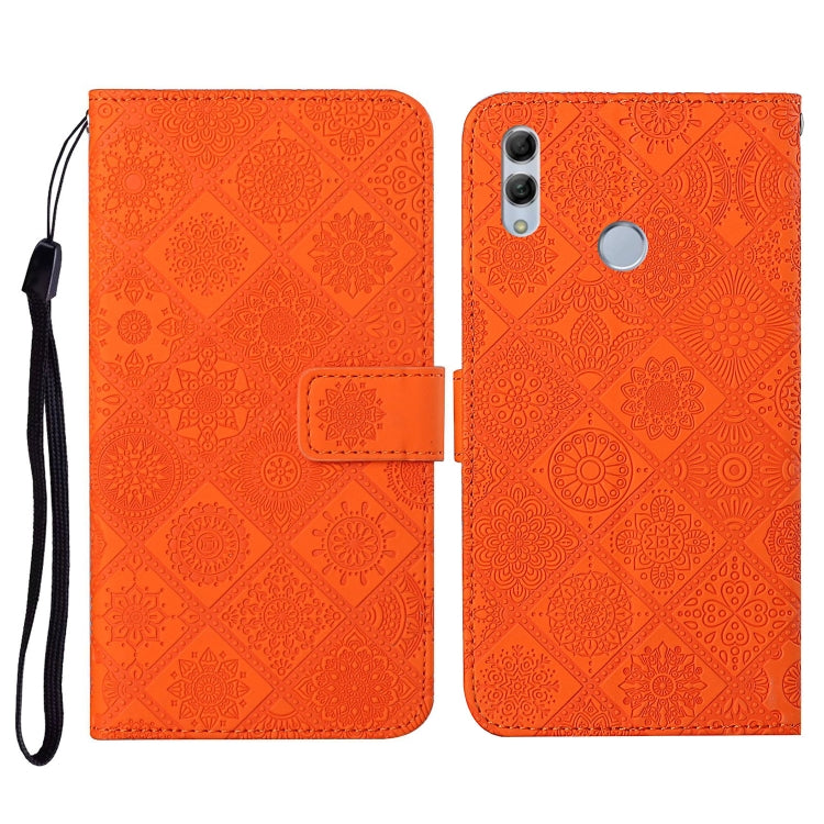 For Huawei P smart 2019 / Honor 10 Lite Ethnic Style Embossed Pattern Horizontal Flip Leather Case with Holder & Card Slots & Wallet & Lanyard