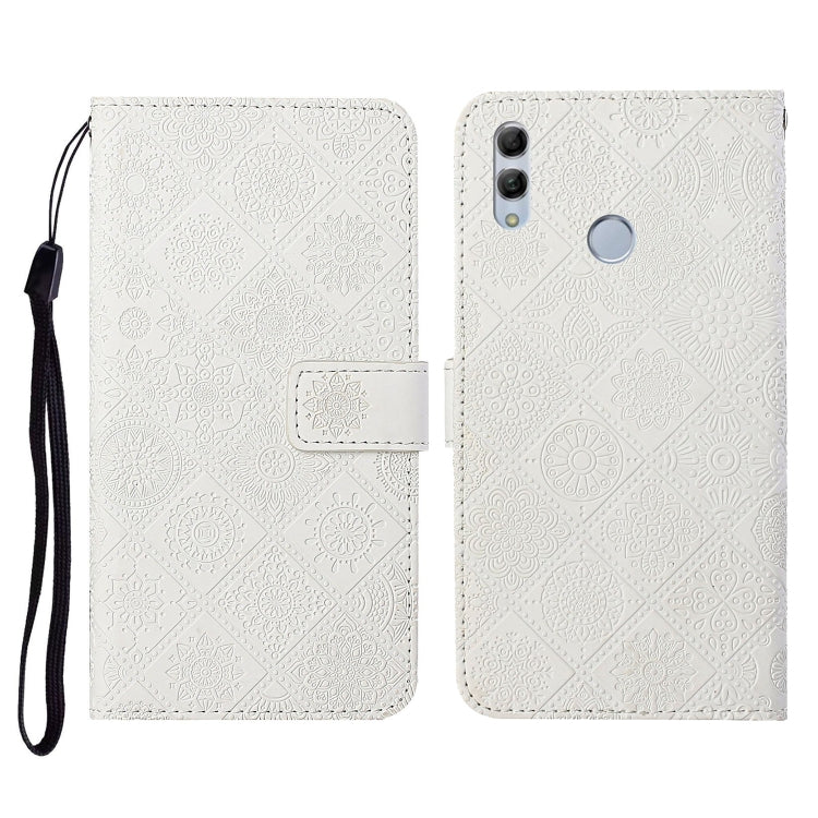 For Huawei P smart 2019 / Honor 10 Lite Ethnic Style Embossed Pattern Horizontal Flip Leather Case with Holder & Card Slots & Wallet & Lanyard