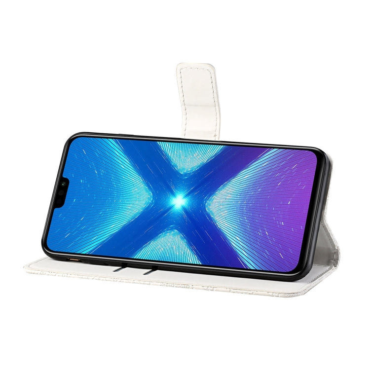 For Huawei Honor 8X Ethnic Style Embossed Pattern Horizontal Flip Leather Case with Holder & Card Slots & Wallet & Lanyard