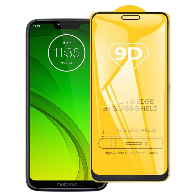 For Motorola Moto G7 Power 9D Full Glue Full Screen Tempered Glass Film