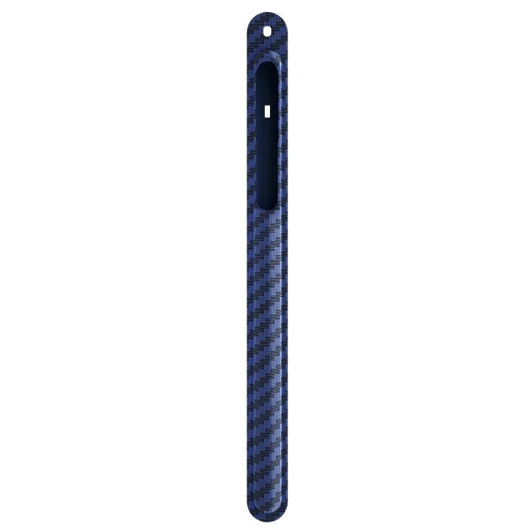 TPU Carbon Fiber Pattern Capacitor Stylus Pen Protective Case with Hook For Apple Pencil 2