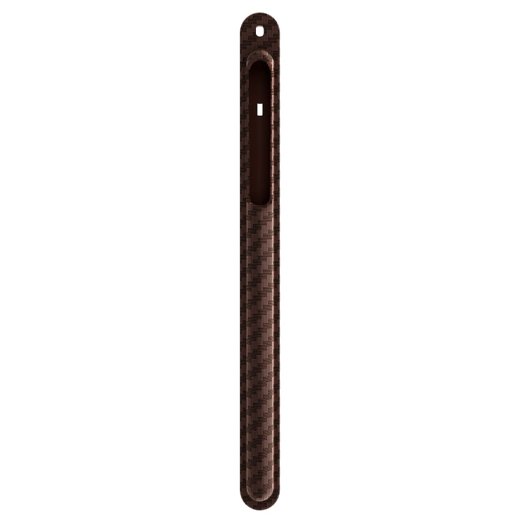 TPU Carbon Fiber Pattern Capacitor Stylus Pen Protective Case with Hook For Apple Pencil 2