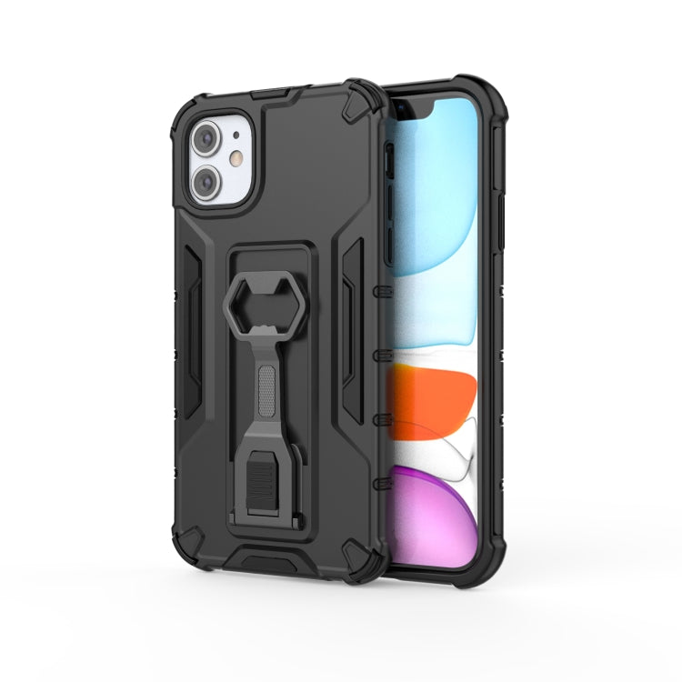 Peacock Style PC + TPU Protective Case with Bottle Opener For iPhone 11