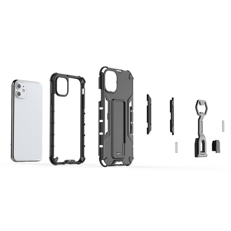 Peacock Style PC + TPU Protective Case with Bottle Opener For iPhone 11