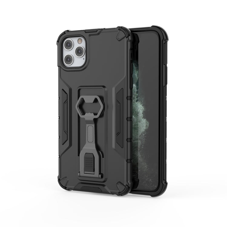 Peacock Style PC + TPU Protective Case with Bottle Opener For iPhone 11 Pro Max