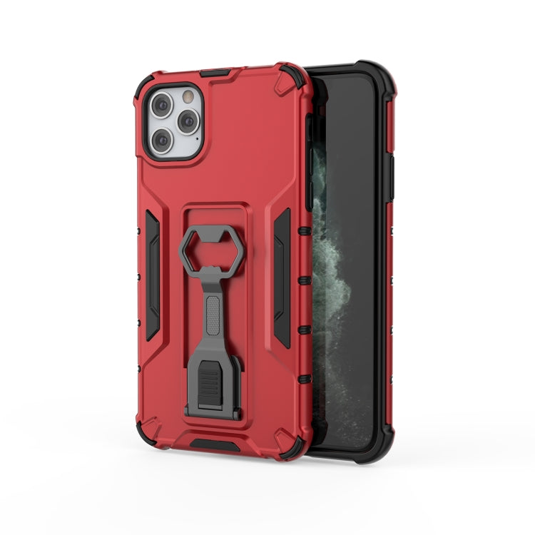 Peacock Style PC + TPU Protective Case with Bottle Opener For iPhone 11 Pro Max