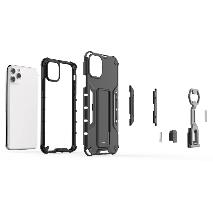 Peacock Style PC + TPU Protective Case with Bottle Opener For iPhone 11 Pro Max