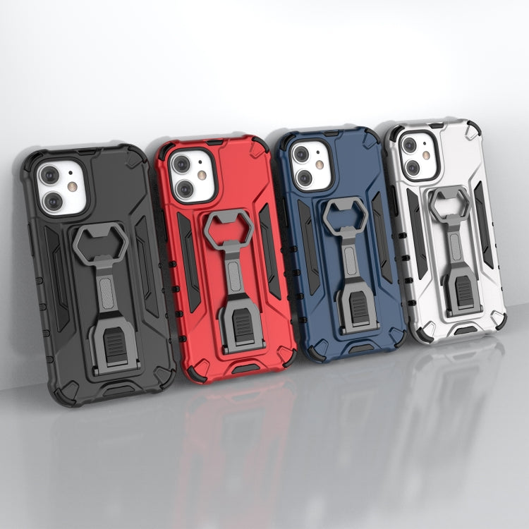 For iPhone 12 mini Peacock Style PC + TPU Protective Case with Bottle Opener
