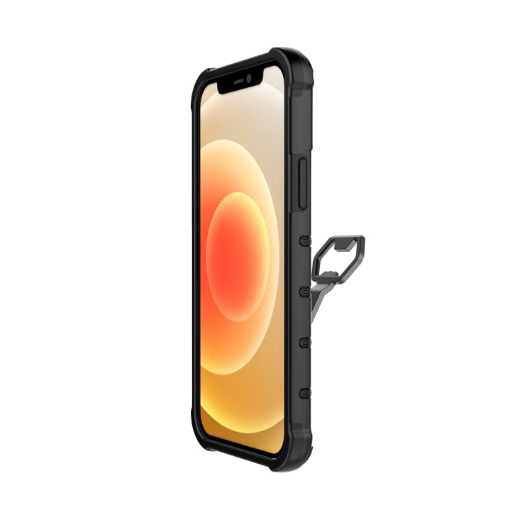 For iPhone 12 / 12 Pro Peacock Style PC + TPU Protective Case with Bottle Opener