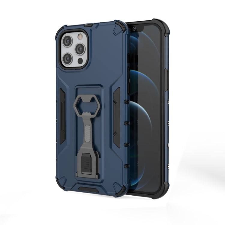 For iPhone 12 Pro Max Peacock Style PC + TPU Protective Case with Bottle Opener