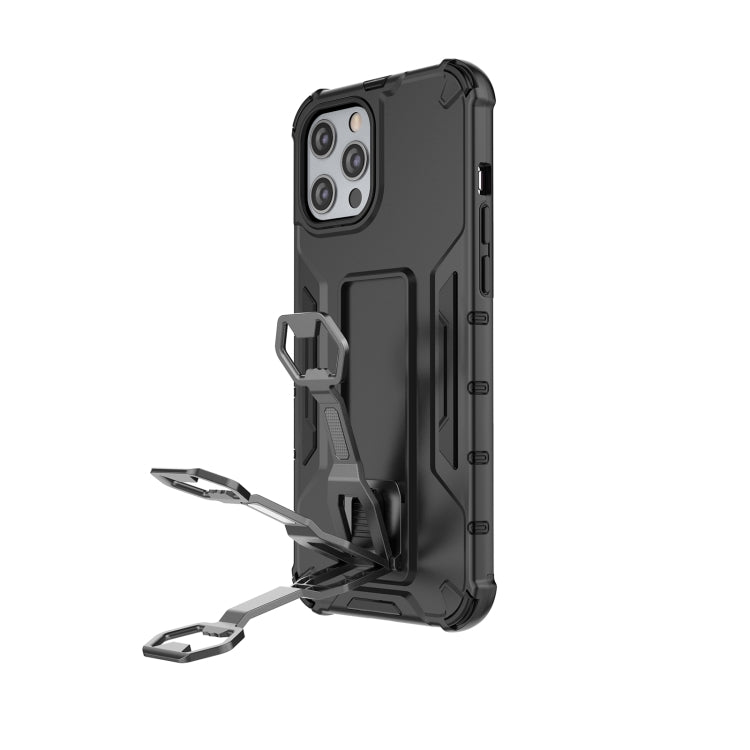 For iPhone 12 Pro Max Peacock Style PC + TPU Protective Case with Bottle Opener