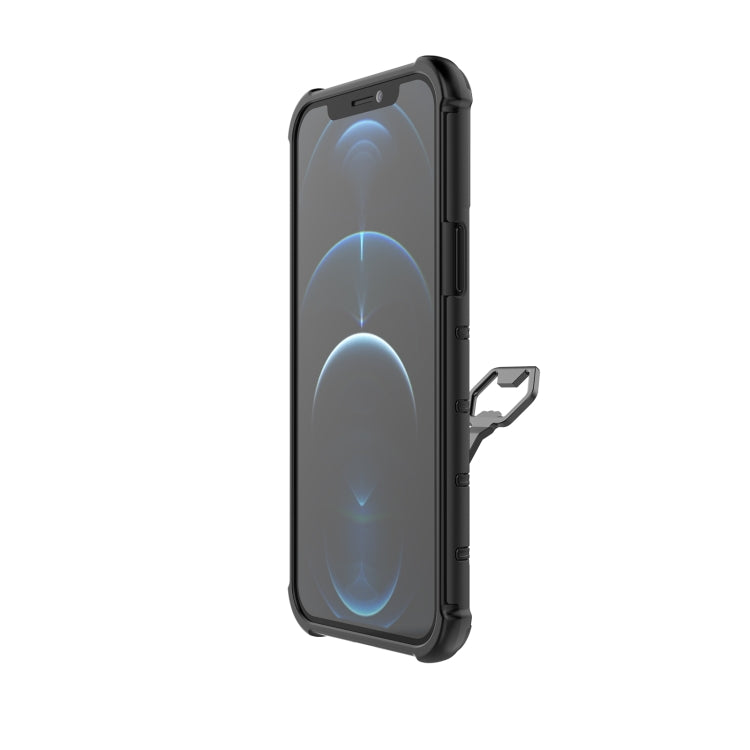 For iPhone 12 Pro Max Peacock Style PC + TPU Protective Case with Bottle Opener