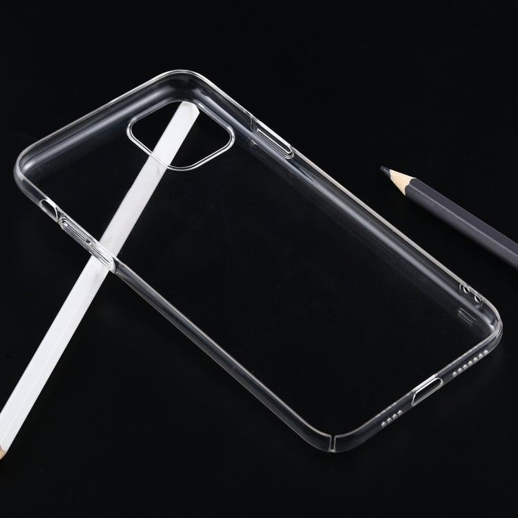 For iPhone 12 / 12 Pro Shockproof PC Protective Case(Transparent)