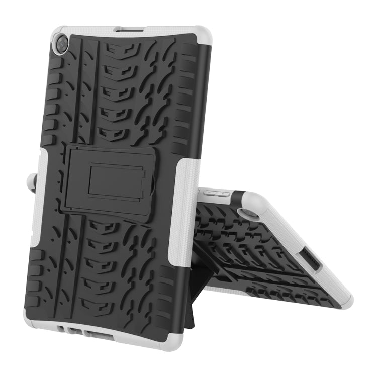 For Huawei MatePad T10/T10S/Enjoy 2 Tire Texture Shockproof TPU+PC Protective Case with Holder