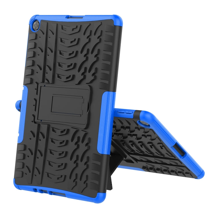 For Huawei MatePad T10/T10S/Enjoy 2 Tire Texture Shockproof TPU+PC Protective Case with Holder