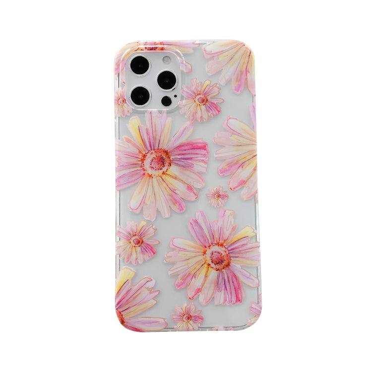 For iPhone 11 Hollow Flowers Pattern TPU Protective Case