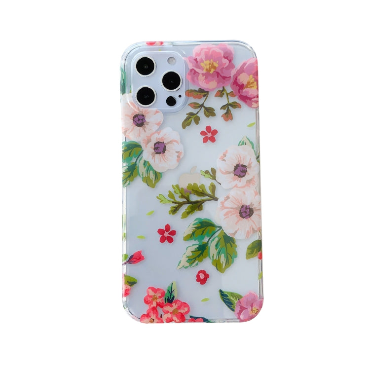 For iPhone 11 Hollow Flowers Pattern TPU Protective Case