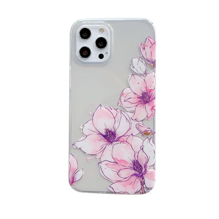 For iPhone 11 Pro Hollow Flowers Pattern TPU Protective Case