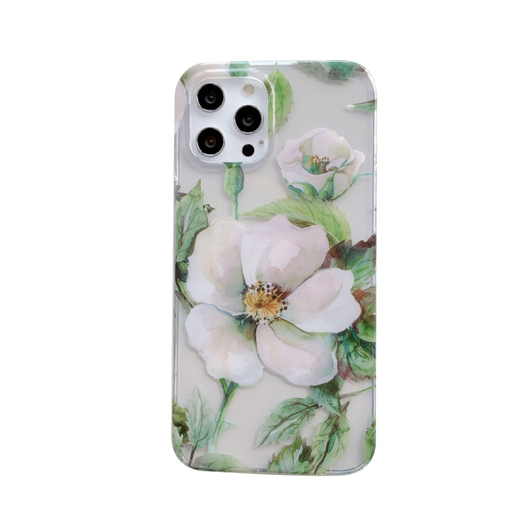 For iPhone 11 Pro Hollow Flowers Pattern TPU Protective Case