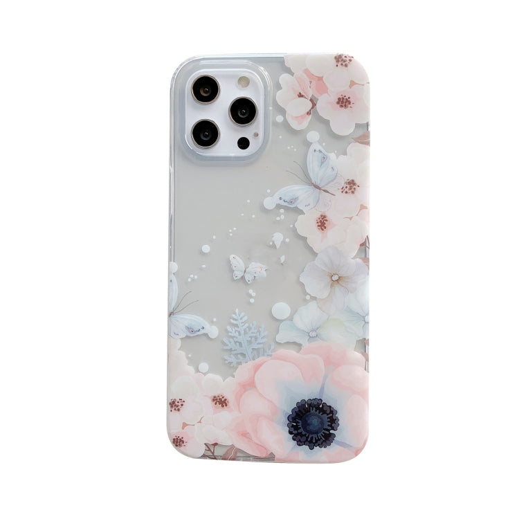 For iPhone 11 Pro Hollow Flowers Pattern TPU Protective Case