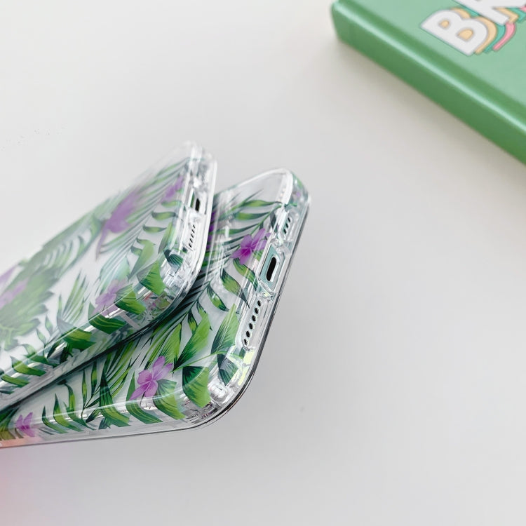 For iPhone 11 Pro Hollow Flowers Pattern TPU Protective Case