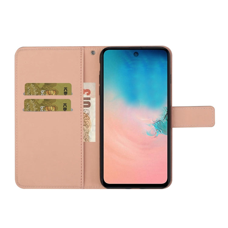For Samsung Galaxy A31 Ethnic Style Embossed Pattern Horizontal Flip Leather Case with Holder & Card Slots & Wallet & Lanyard