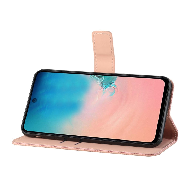 For Samsung Galaxy A31 Ethnic Style Embossed Pattern Horizontal Flip Leather Case with Holder & Card Slots & Wallet & Lanyard
