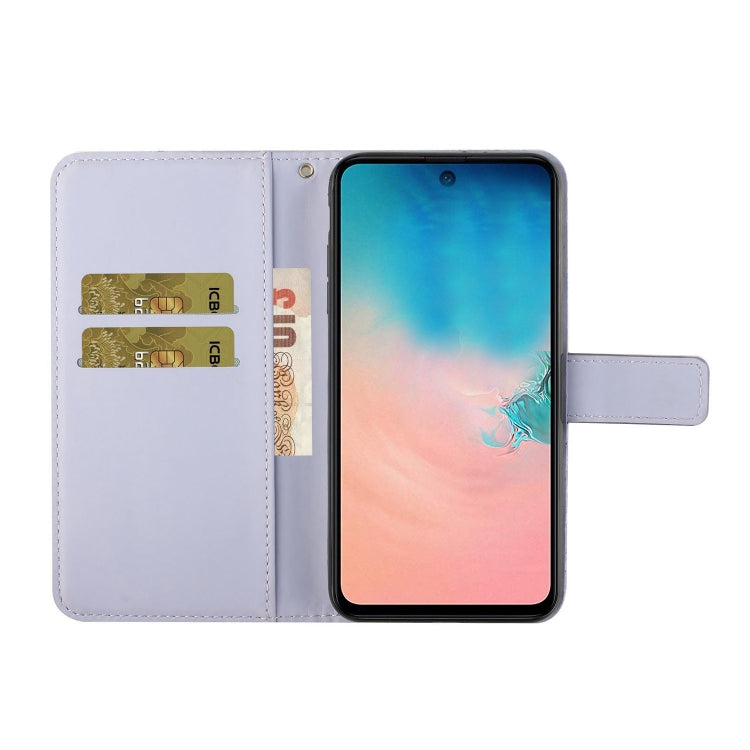 For Samsung Galaxy A31 Ethnic Style Embossed Pattern Horizontal Flip Leather Case with Holder & Card Slots & Wallet & Lanyard