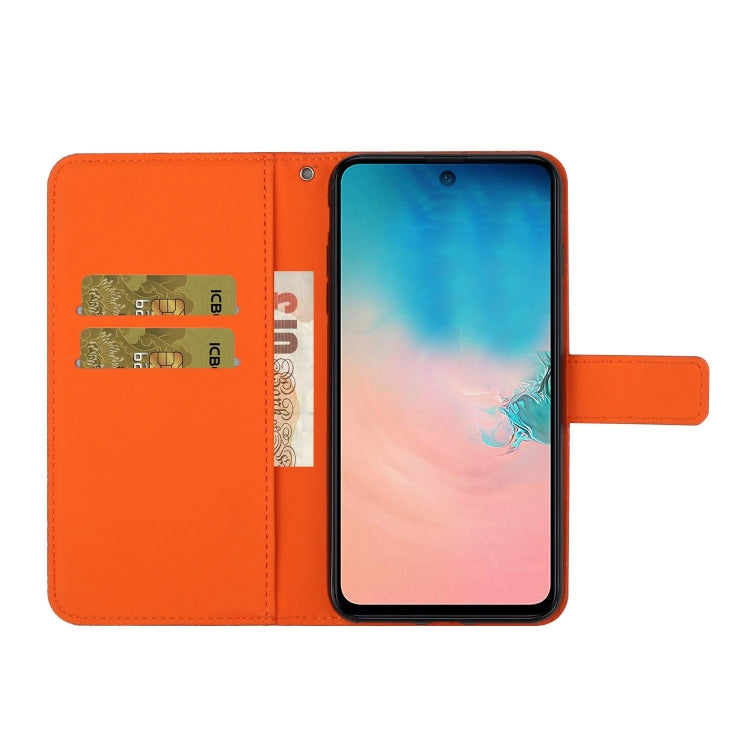 For Samsung Galaxy A31 Ethnic Style Embossed Pattern Horizontal Flip Leather Case with Holder & Card Slots & Wallet & Lanyard