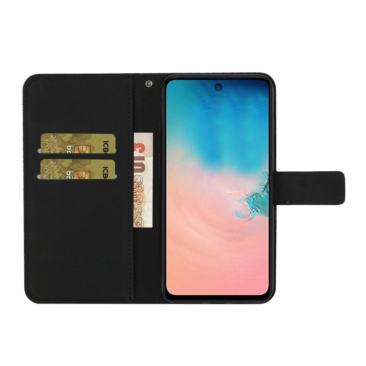For Samsung Galaxy A31 Ethnic Style Embossed Pattern Horizontal Flip Leather Case with Holder & Card Slots & Wallet & Lanyard