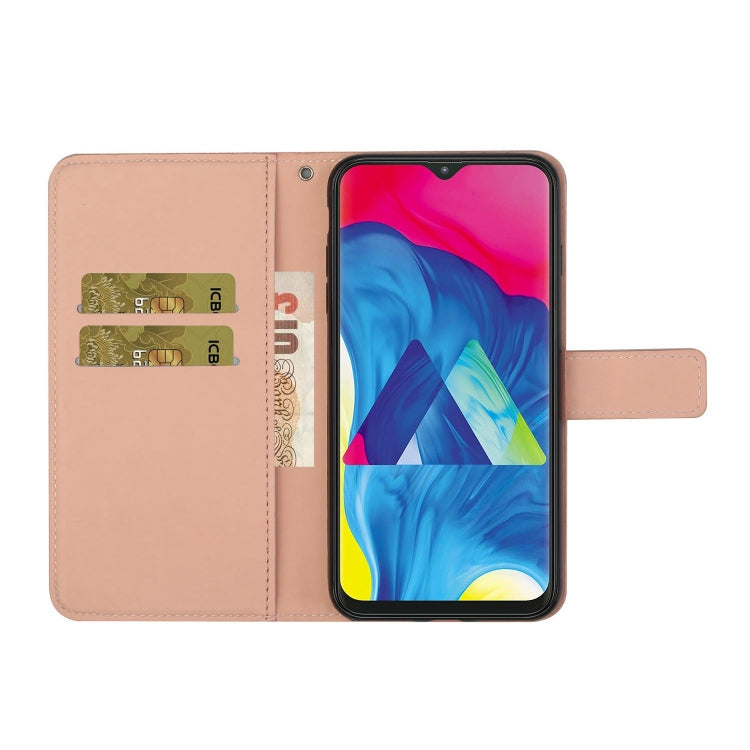 For Samsung Galaxy A40 Ethnic Style Embossed Pattern Horizontal Flip Leather Case with Holder & Card Slots & Wallet & Lanyard
