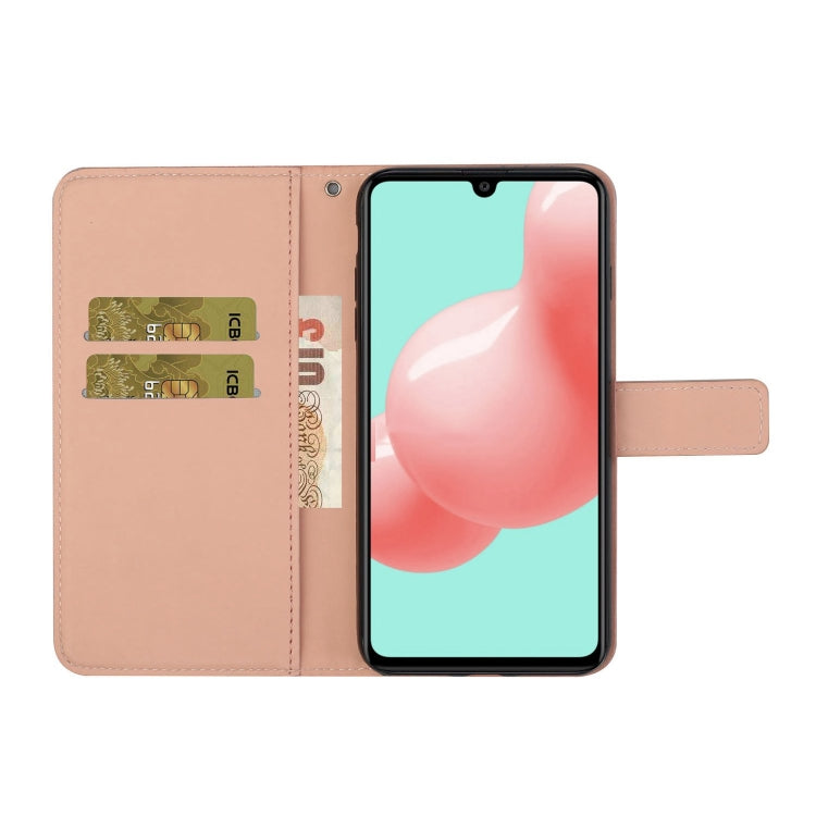 For Samsung Galaxy A41 Ethnic Style Embossed Pattern Horizontal Flip Leather Case with Holder & Card Slots & Wallet & Lanyard