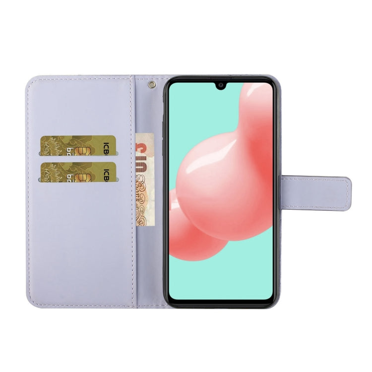 For Samsung Galaxy A41 Ethnic Style Embossed Pattern Horizontal Flip Leather Case with Holder & Card Slots & Wallet & Lanyard