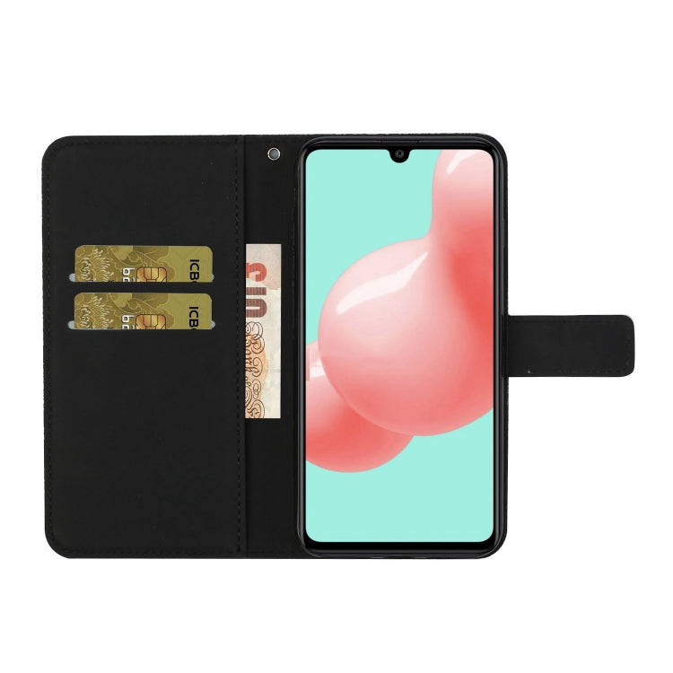 For Samsung Galaxy A41 Ethnic Style Embossed Pattern Horizontal Flip Leather Case with Holder & Card Slots & Wallet & Lanyard
