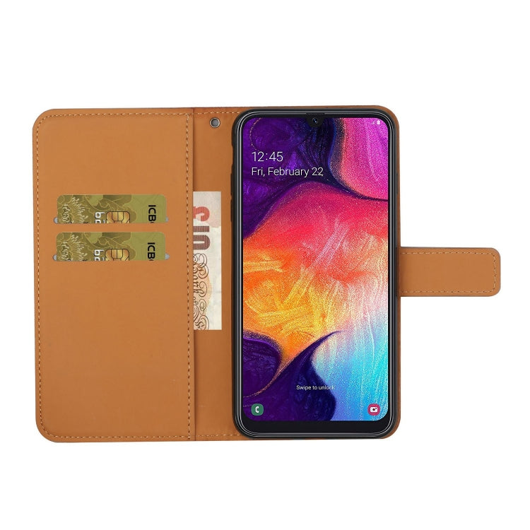 For Samsung Galaxy A50 Ethnic Style Embossed Pattern Horizontal Flip Leather Case with Holder & Card Slots & Wallet & Lanyard