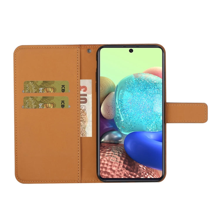 For Samsung Galaxy A71 Ethnic Style Embossed Pattern Horizontal Flip Leather Case with Holder & Card Slots & Wallet & Lanyard