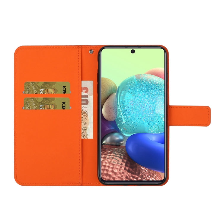 For Samsung Galaxy A71 Ethnic Style Embossed Pattern Horizontal Flip Leather Case with Holder & Card Slots & Wallet & Lanyard