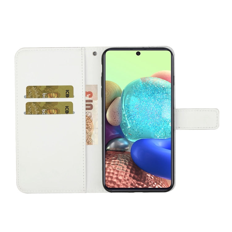 For Samsung Galaxy A71 Ethnic Style Embossed Pattern Horizontal Flip Leather Case with Holder & Card Slots & Wallet & Lanyard
