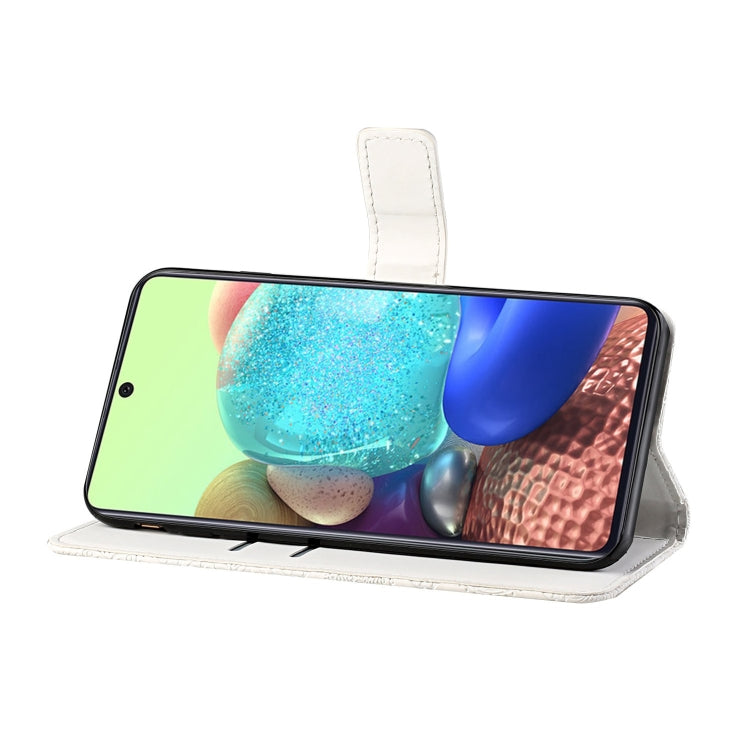 For Samsung Galaxy A71 Ethnic Style Embossed Pattern Horizontal Flip Leather Case with Holder & Card Slots & Wallet & Lanyard
