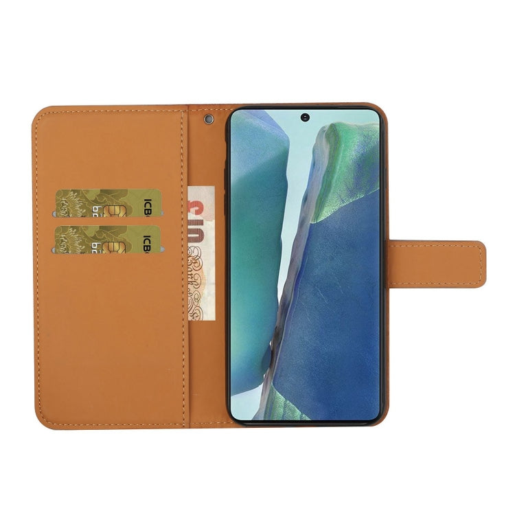 For Samsung Galaxy Note20 Ethnic Style Embossed Pattern Horizontal Flip Leather Case with Holder & Card Slots & Wallet & Lanyard