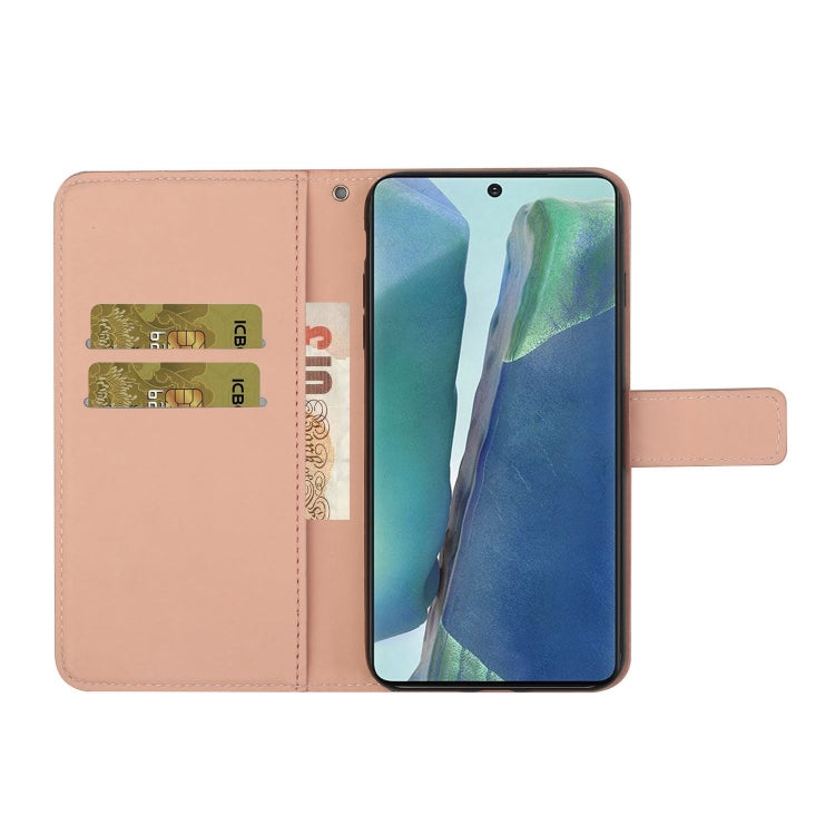 For Samsung Galaxy Note20 Ethnic Style Embossed Pattern Horizontal Flip Leather Case with Holder & Card Slots & Wallet & Lanyard