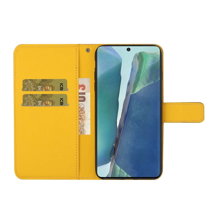 For Samsung Galaxy Note20 Ethnic Style Embossed Pattern Horizontal Flip Leather Case with Holder & Card Slots & Wallet & Lanyard