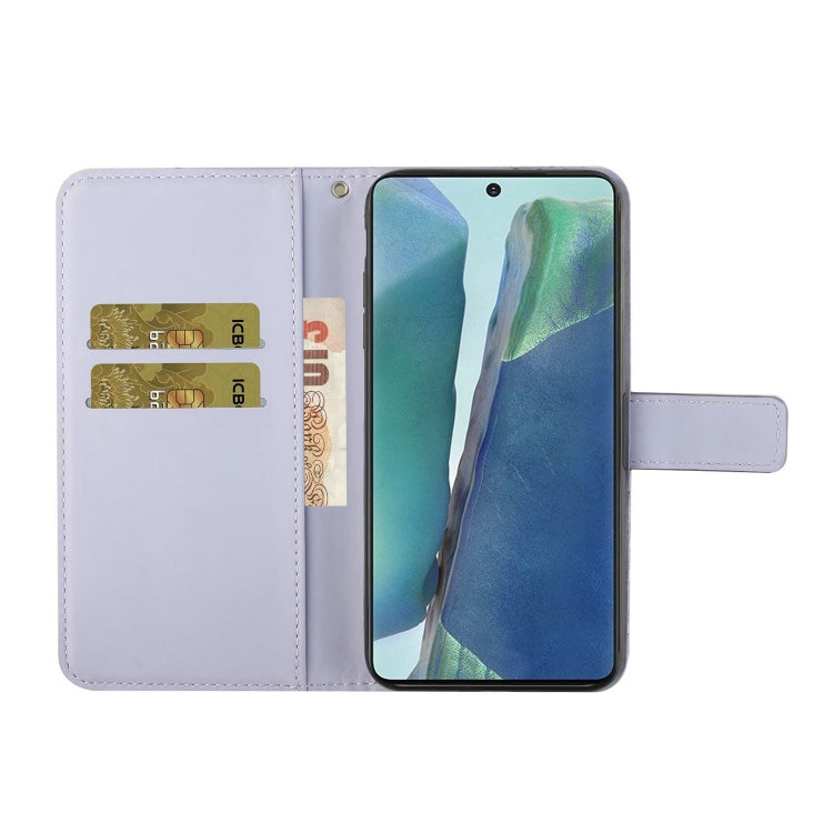 For Samsung Galaxy Note20 Ethnic Style Embossed Pattern Horizontal Flip Leather Case with Holder & Card Slots & Wallet & Lanyard