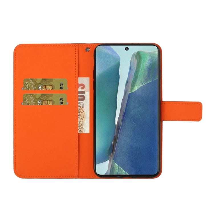 For Samsung Galaxy Note20 Ethnic Style Embossed Pattern Horizontal Flip Leather Case with Holder & Card Slots & Wallet & Lanyard