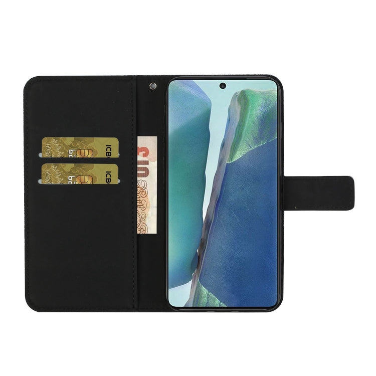For Samsung Galaxy Note20 Ethnic Style Embossed Pattern Horizontal Flip Leather Case with Holder & Card Slots & Wallet & Lanyard