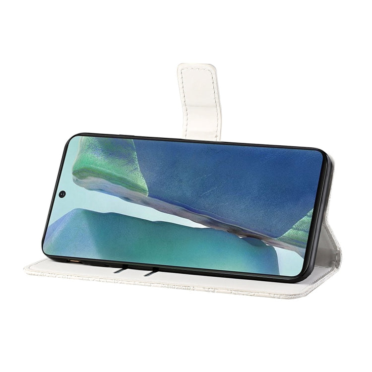 For Samsung Galaxy Note20 Ethnic Style Embossed Pattern Horizontal Flip Leather Case with Holder & Card Slots & Wallet & Lanyard