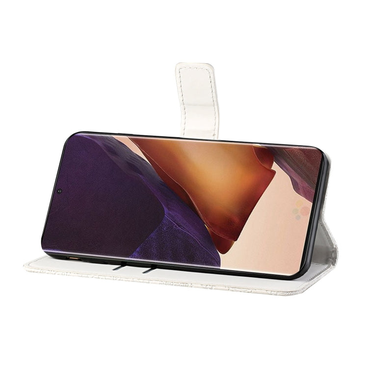 For Samsung Galaxy Note20 Ultra Ethnic Style Embossed Pattern Horizontal Flip Leather Case with Holder & Card Slots & Wallet & Lanyard
